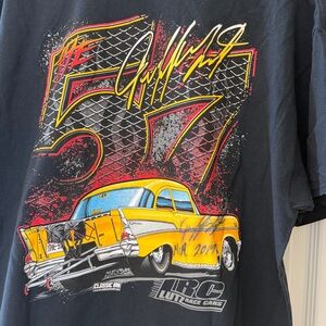 Jeff Lutz autographed Gildan Black Heavy Cotton T-Shirt. 2X